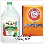 Vinegar, Baking soda DIY cleaning